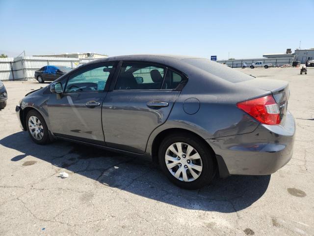 2HGFB2F59CH571958 - 2012 HONDA CIVIC LX GRAY photo 2