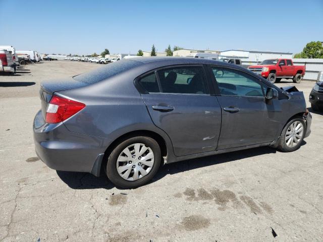 2HGFB2F59CH571958 - 2012 HONDA CIVIC LX GRAY photo 3