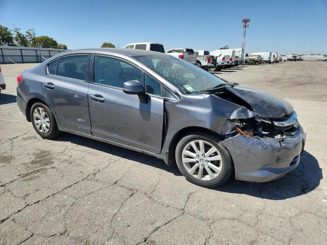 2HGFB2F59CH571958 - 2012 HONDA CIVIC LX GRAY photo 4