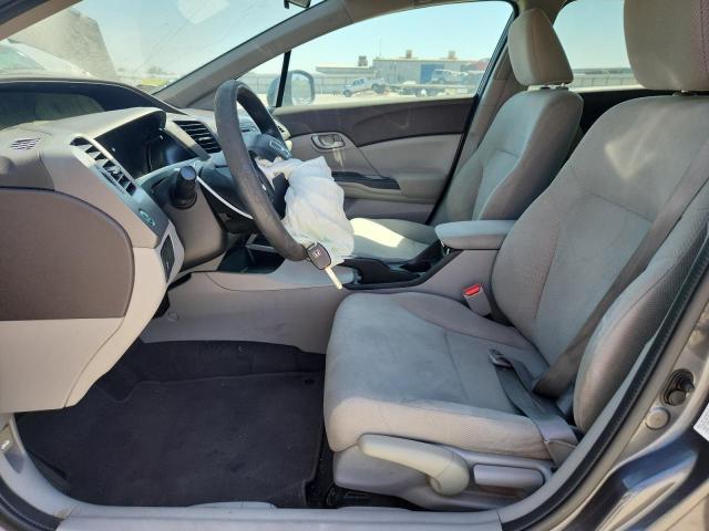 2HGFB2F59CH571958 - 2012 HONDA CIVIC LX GRAY photo 7