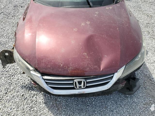 1HGCR2F74DA123000 - 2013 HONDA ACCORD EX MAROON photo 11