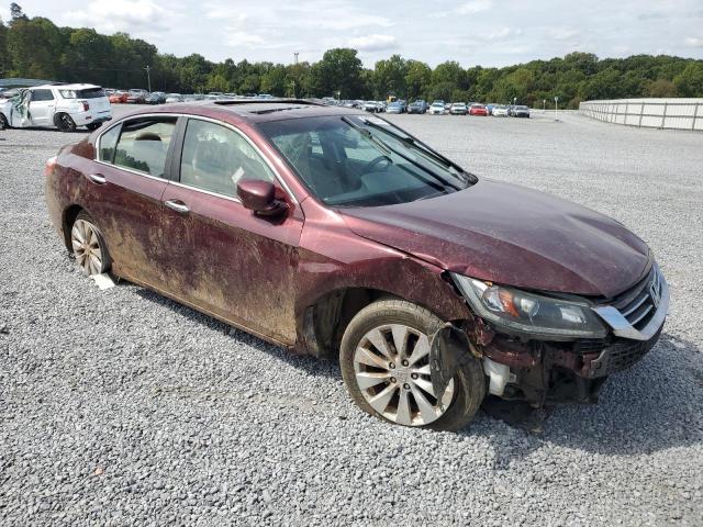 1HGCR2F74DA123000 - 2013 HONDA ACCORD EX MAROON photo 4