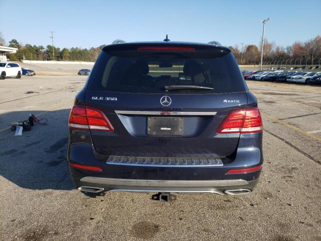 4JGDA5HB7JB165482 - 2018 MERCEDES-BENZ GLE 350 4MATIC BLUE photo 6