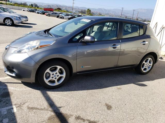 1N4AZ0CP8EC335909 - 2014 NISSAN LEAF S GRAY photo 1