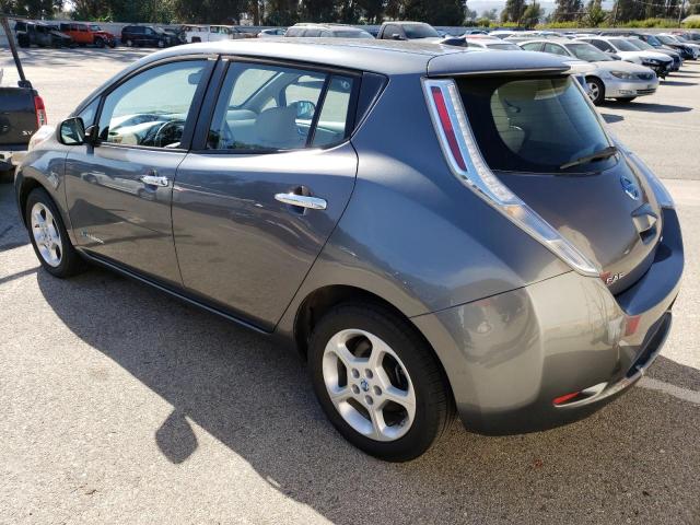 1N4AZ0CP8EC335909 - 2014 NISSAN LEAF S GRAY photo 2