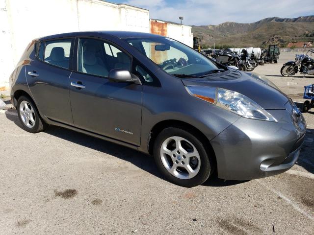 1N4AZ0CP8EC335909 - 2014 NISSAN LEAF S GRAY photo 4