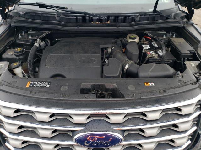 1FM5K8D86GGD23061 - 2016 FORD EXPLORER XLT BLACK photo 12