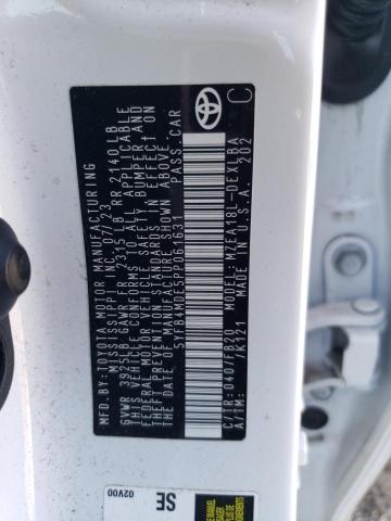 5YFB4MDE5PP061631 - 2023 TOYOTA COROLLA LE WHITE photo 12