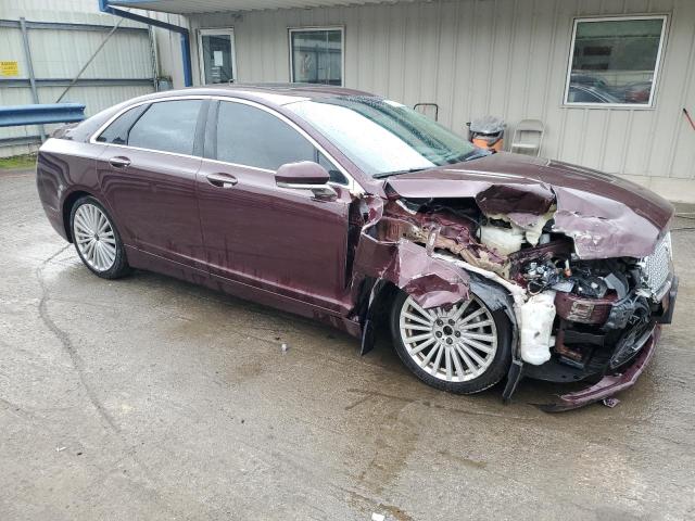 3LN6L5MU1HR607902 - 2017 LINCOLN MKZ HYBRID RESERVE BURGUNDY photo 4