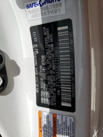 JF1ZNAA10D1718983 - 2013 TOYOTA SCION FR-S ბეჟი ფოტო 12