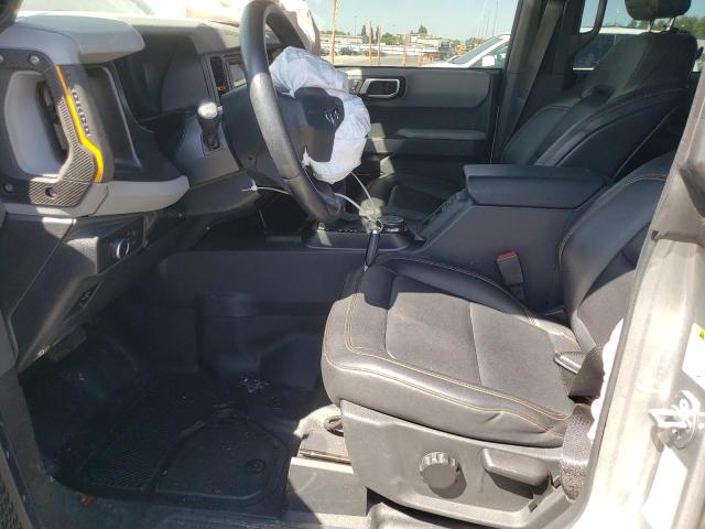 1FMEE5DP4MLA72847 - 2021 FORD BRONCO BASE SILVER photo 7