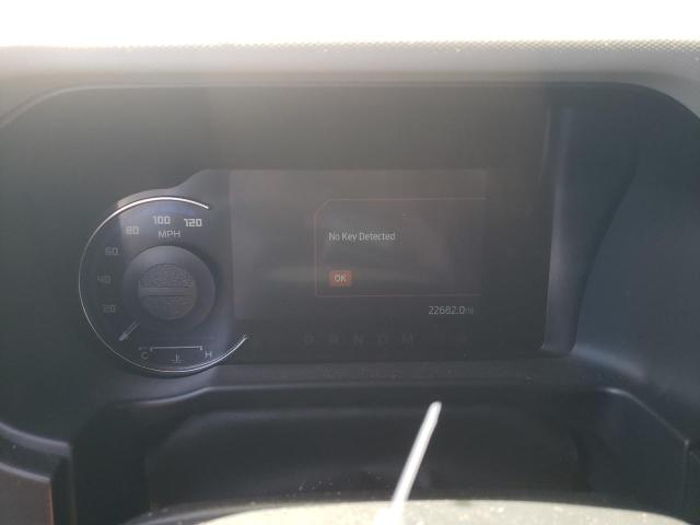 1FMEE5DP4MLA72847 - 2021 FORD BRONCO BASE SILVER photo 9