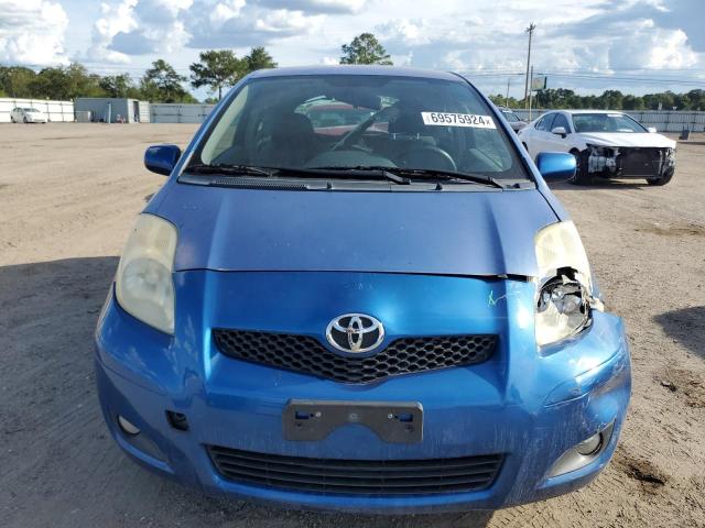 JTDJT4K32B5340900 - 2011 TOYOTA YARIS BLUE photo 5