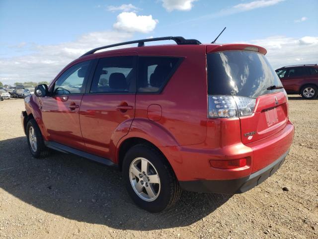 JA4AT2AW8AZ017632 - 2010 MITSUBISHI OUTLANDER ES RED photo 2