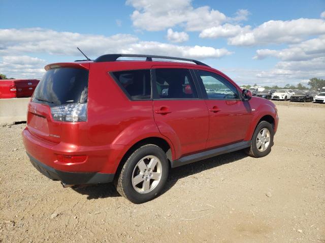 JA4AT2AW8AZ017632 - 2010 MITSUBISHI OUTLANDER ES RED photo 3