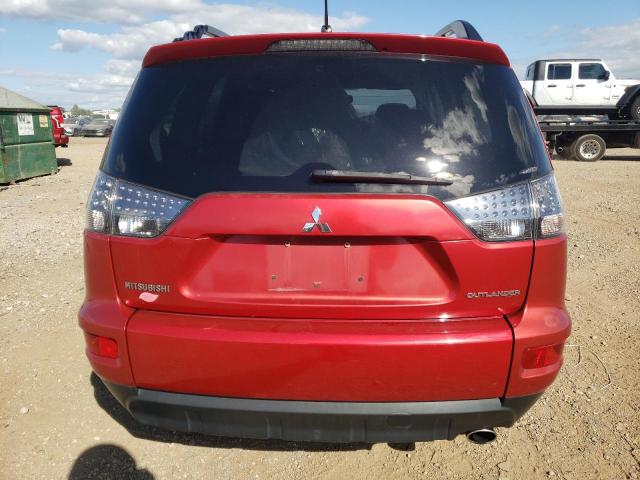 JA4AT2AW8AZ017632 - 2010 MITSUBISHI OUTLANDER ES RED photo 6