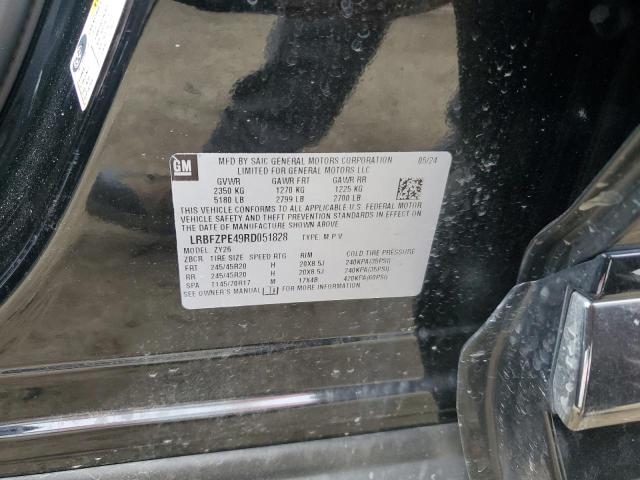 LRBFZPE49RD051828 - 2024 BUICK ENVISION ESSENCE BLACK photo 12