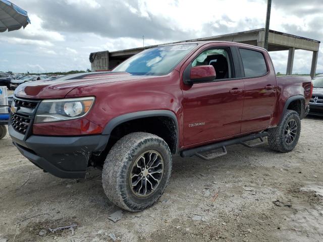1GCGTEEN5H1287641 - 2017 CHEVROLET COLORADO ZR2 BURGUNDY photo 1
