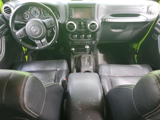 1C4BJWEG8CL265525 - 2012 JEEP WRANGLER U SAHARA მწვანე ფოტო 8