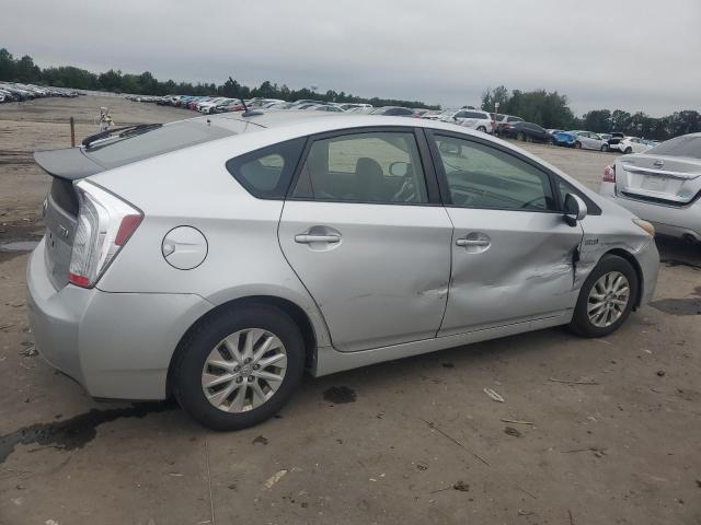 JTDKN3DP9E3050615 - 2014 TOYOTA PRIUS PLUG SILVER photo 3