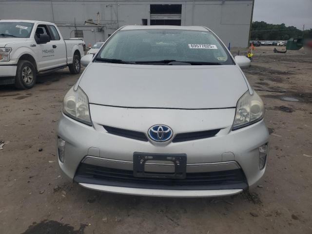 JTDKN3DP9E3050615 - 2014 TOYOTA PRIUS PLUG SILVER photo 5