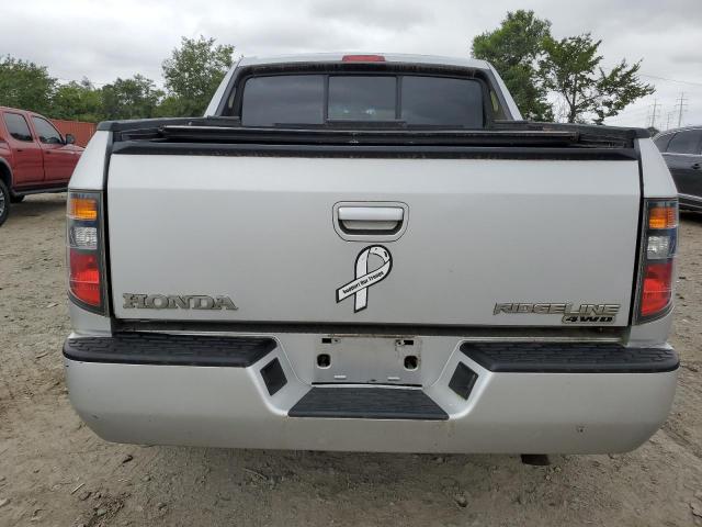 2HJYK16596H519635 - 2006 HONDA RIDGELINE RTL Srebrny zdjęcie 6