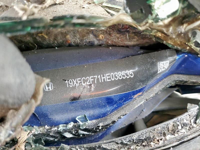 19XFC2F71HE038535 - 2017 HONDA CIVIC EX BLUE photo 13