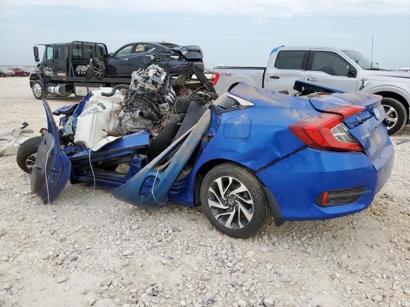 19XFC2F71HE038535 - 2017 HONDA CIVIC EX BLUE photo 2