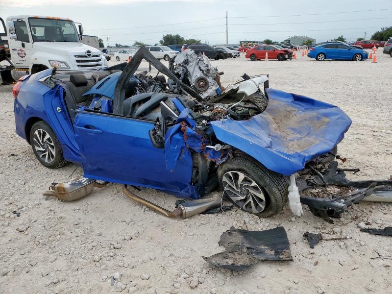 19XFC2F71HE038535 - 2017 HONDA CIVIC EX BLUE photo 4