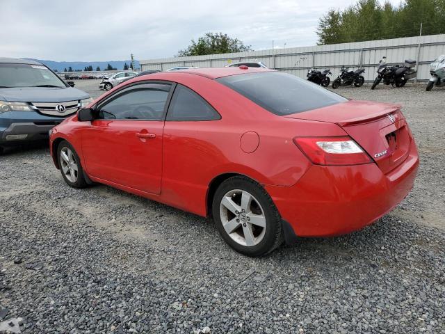 2HGFG12857H527876 - 2007 HONDA CIVIC EX RED photo 2