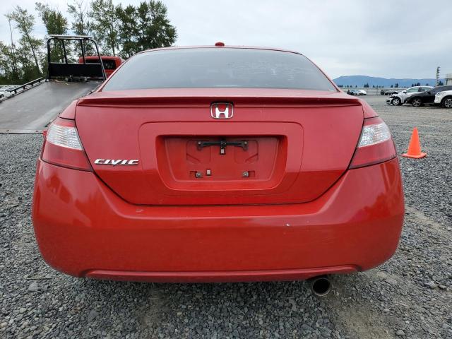 2HGFG12857H527876 - 2007 HONDA CIVIC EX RED photo 6