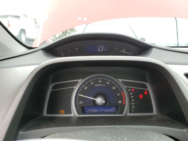 2HGFG12857H527876 - 2007 HONDA CIVIC EX RED photo 9