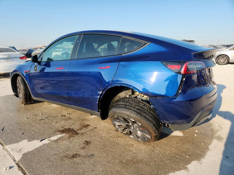 7SAYGDEF3SA366381 - 2025 TESLA MODEL Y BLUE photo 2