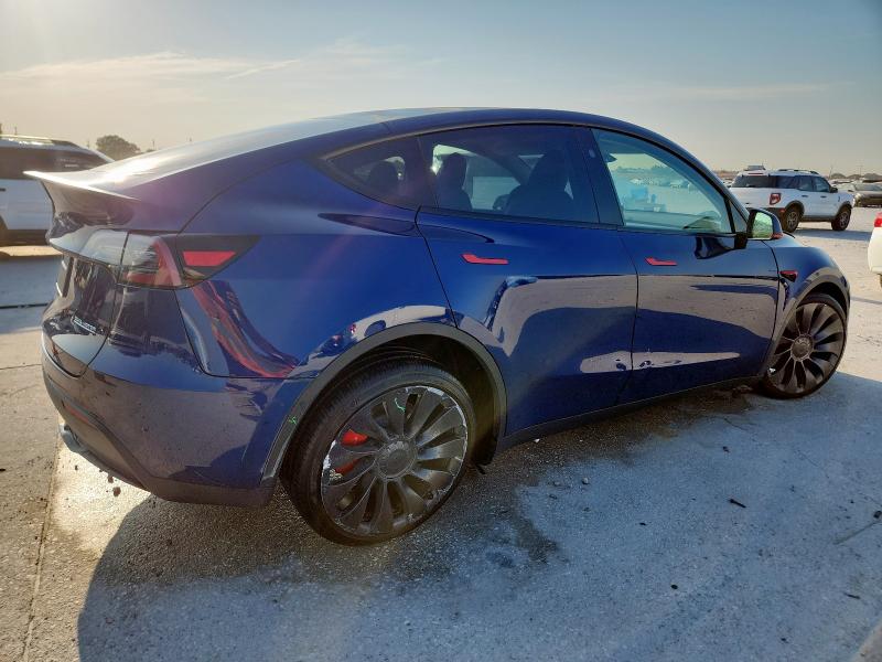 7SAYGDEF3SA366381 - 2025 TESLA MODEL Y BLUE photo 3