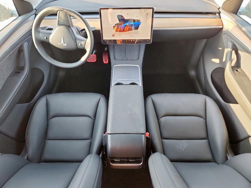 7SAYGDEF3SA366381 - 2025 TESLA MODEL Y BLUE photo 8