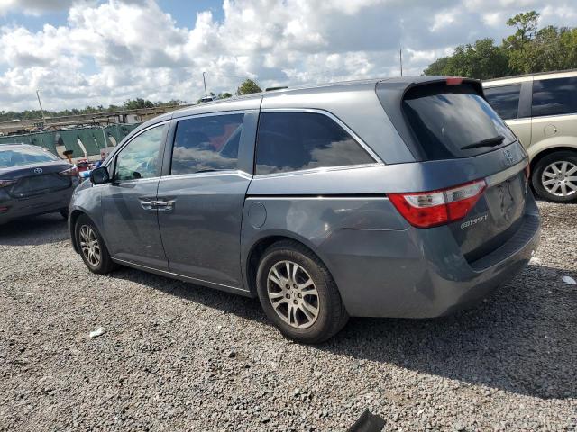 5FNRL5H46DB026712 - 2013 HONDA ODYSSEY EX GRAY photo 2