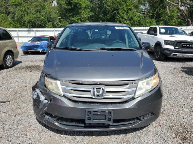 5FNRL5H46DB026712 - 2013 HONDA ODYSSEY EX GRAY photo 5