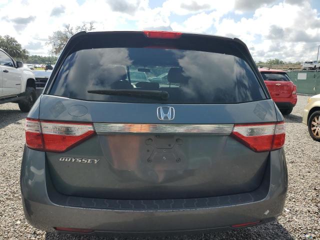 5FNRL5H46DB026712 - 2013 HONDA ODYSSEY EX GRAY photo 6