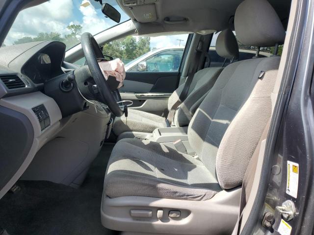 5FNRL5H46DB026712 - 2013 HONDA ODYSSEY EX GRAY photo 7