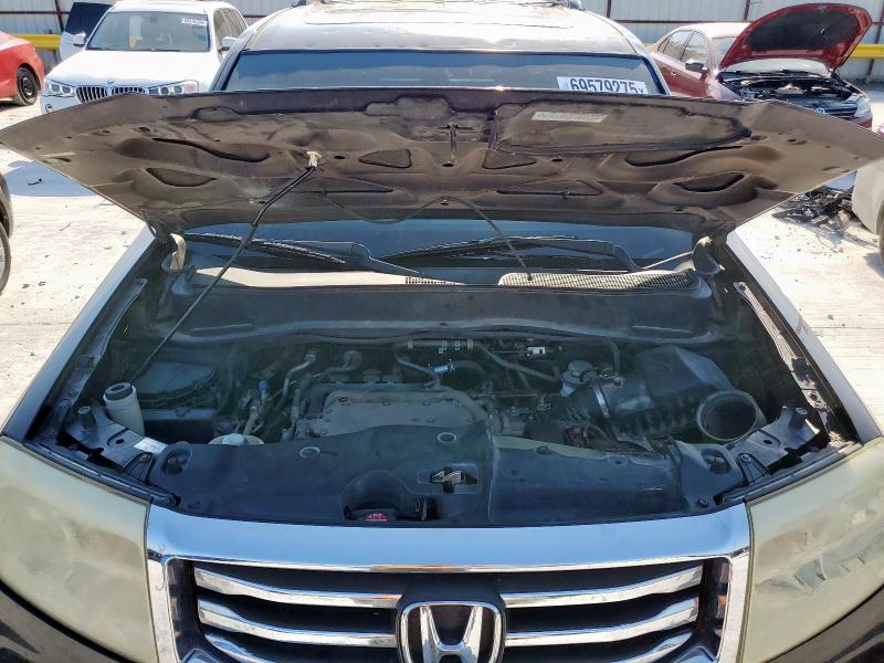 5FNYF3H6XDB005936 - 2013 HONDA PILOT EXL BROWN photo 12