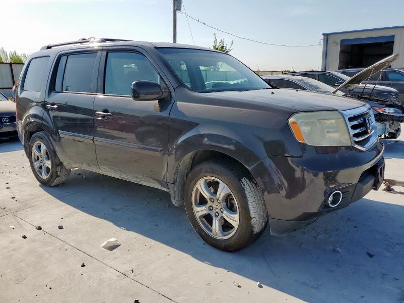 5FNYF3H6XDB005936 - 2013 HONDA PILOT EXL BROWN photo 4