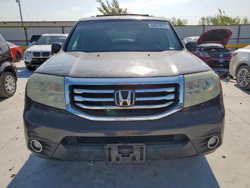 5FNYF3H6XDB005936 - 2013 HONDA PILOT EXL BROWN photo 5
