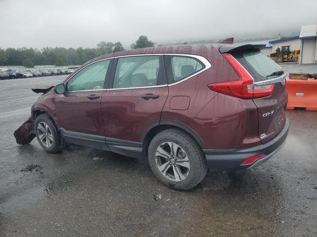 2HKRW6H3XKH210330 - 2019 HONDA CR-V LX Бордовий фото 2