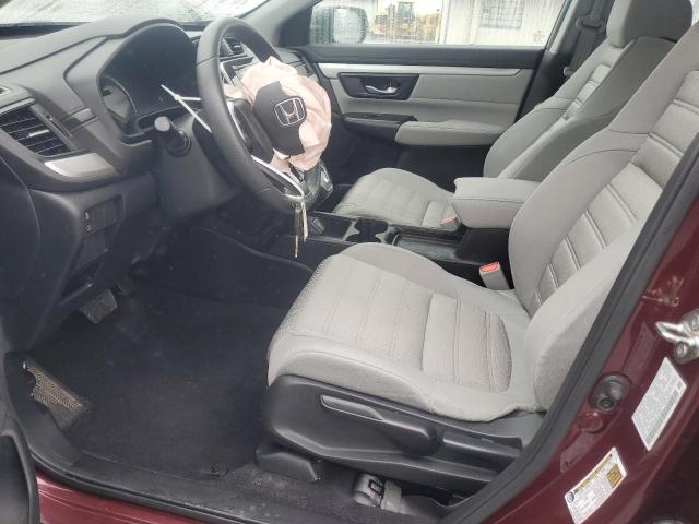 2HKRW6H3XKH210330 - 2019 HONDA CR-V LX Бордовий фото 7