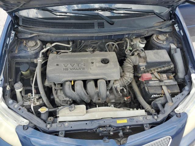 5Y2SL63845Z450841 - 2005 PONTIAC VIBE BLUE photo 11
