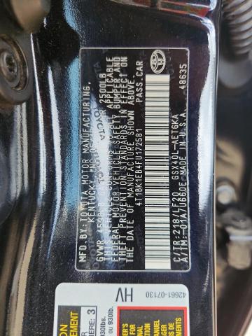 4T1BK1EB4FU172581 - 2015 TOYOTA AVALON XLE BLACK photo 13