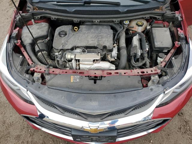 3G1BE6SM3KS546129 - 2019 CHEVROLET CRUZE LT RED photo 11