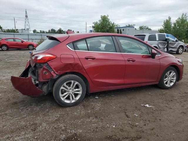 3G1BE6SM3KS546129 - 2019 CHEVROLET CRUZE LT RED photo 3