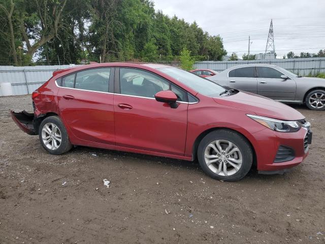 3G1BE6SM3KS546129 - 2019 CHEVROLET CRUZE LT RED photo 4