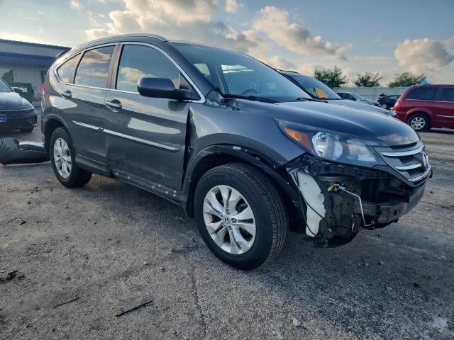 5J6RM4H75CL031701 - 2012 HONDA CR-V EXL 灰色 照片 4